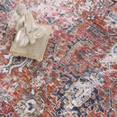 Burgundy Holi-2303 Washable Area Rug Burgundy Holi-2303 Washable Area Rug