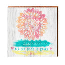 All She Does Is Beach Sign | Wall Art Print on Real Wood All She Does Is Beach Sign | Wall Art Print on Real Wood