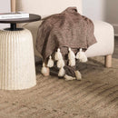 Washable Handmade Wool Rug - Brown Washable Handmade Wool Rug - Brown