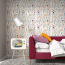 Colorful Wildflowers Herbarium Wallpaper Colorful Wildflowers Herbarium Wallpaper