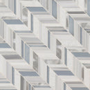 MSI Harlow Chevron Glass Stone Metal Blend Mosaic Tile 12"x12" MSI Harlow Chevron Glass Stone Metal Blend Mosaic Tile 12"x12"