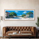 Allen Texas Panoramic Painting, Mid Century Modern Framed Canvas Print, Retro Pop Art Travel Poster, Living Room Wall Art Decor, City Art Allen Texas Panoramic Painting, Mid Century Modern Framed Canvas Print, Retro Pop Art Travel Poster, Living Room Wall Art Decor, City Art