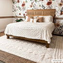 Hija Cream High-Low Area Rug Hija Cream High-Low Area Rug