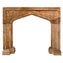 Honey Onyx Translucent Natural Stone French Villa Style Hand-carved Fireplace Surround (W)6" (L)57" (H)52" Honey Onyx Translucent Natural Stone French Villa Style Hand-carved Fireplace Surround (W)6" (L)57" (H)52"