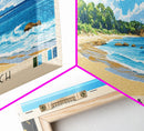 Almonta Beach, Australia Panoramic Beach Print, Vacation Gift, Australia Wall Art, Framed Canvas Print, Framed Beach Painting Almonta Beach, Australia Panoramic Beach Print, Vacation Gift, Australia Wall Art, Framed Canvas Print, Framed Beach Painting