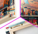 Almere Netherlands Panoramic Travel Poster, Framed Canvas Print or Metal Wall Art, Travel Art, Home Decor, Panoramic Painting, Midcentury Art Almere Netherlands Panoramic Travel Poster, Framed Canvas Print or Metal Wall Art, Travel Art, Home Decor, Panoramic Painting, Midcentury Art