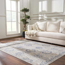 Parkerfield Cream & Blue Area Rug Parkerfield Cream & Blue Area Rug
