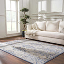 Parkerfield Blue Area Rug Parkerfield Blue Area Rug