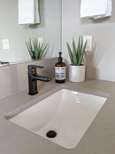 Zeek ZP-1611 Small Rectangular U/M Bathroom Sink 16 x 11 Inch Zeek ZP-1611 Small Rectangular U/M Bathroom Sink 16 x 11 Inch