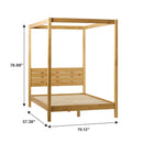 Isla Solid Wood Canopy Bedframe Collection Isla Solid Wood Canopy Bedframe Collection