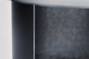 Industrial Round Low Side Metal Table/Minimal Design (D)24" (H)16" closeup view Industrial Round Low Side Metal Table/Minimal Design (D)24" (H)16" closeup view