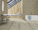 Island SPC Textured/Embossed 7"x60" Vinyl Flooring 6mm - Ivory Haze Island SPC Textured/Embossed 7"x60" Vinyl Flooring 6mm - Ivory Haze