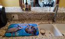 Blue Heron Love Dish Drying Mat β Absorbent, Artistic Kitchen Essentials JMK1011DDM Blue Heron Love Dish Drying Mat β Absorbent, Artistic Kitchen Essentials JMK1011DDM