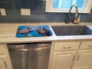 Blue Heron Love Dish Drying Mat β Absorbent, Artistic Kitchen Essentials JMK1011DDM Blue Heron Love Dish Drying Mat β Absorbent, Artistic Kitchen Essentials JMK1011DDM