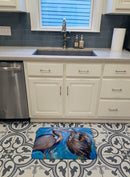Blue Heron Love Machine Washable Memory Foam Mat JMK1011RUG Blue Heron Love Machine Washable Memory Foam Mat JMK1011RUG