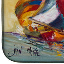 Boat Race Dish Drying Mat β Absorbent, Artistic Kitchen Essentials JMK1029DDM Boat Race Dish Drying Mat β Absorbent, Artistic Kitchen Essentials JMK1029DDM