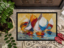 Boat Race Doormat - 24x36 Decorative Floor Mat β Indoor/Outdoor Rug with Artistic Flair JMK1029JMAT Boat Race Doormat - 24x36 Decorative Floor Mat β Indoor/Outdoor Rug with Artistic Flair JMK1029JMAT