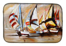 Boat Binge Sailboats Dish Drying Mat β Absorbent, Artistic Kitchen Essentials JMK1136DDM Boat Binge Sailboats Dish Drying Mat β Absorbent, Artistic Kitchen Essentials JMK1136DDM
