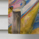 Boat Docks Sailboats Flag Canvas House Size JMK1151CHF Boat Docks Sailboats Flag Canvas House Size JMK1151CHF