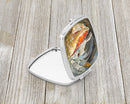Alligator Compact Mirror β Stylish Purse Mirror with Artistic Covers JMK1208SCM Alligator Compact Mirror β Stylish Purse Mirror with Artistic Covers JMK1208SCM