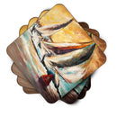 Boat Race Sailboats Coasters - Set of 4 Lightweight Foam, Absorbent Drink Coasters JMK1244FC Boat Race Sailboats Coasters - Set of 4 Lightweight Foam, Absorbent Drink Coasters JMK1244FC