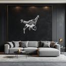 Spider-Man Metal Wall Art - Geometric Superhero Wall Decor - KAF155 Spider-Man Metal Wall Art - Geometric Superhero Wall Decor - KAF155