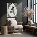 Allah Metal Wall Art – Elegant Islamic Calligraphy Design - KAF235 Allah Metal Wall Art – Elegant Islamic Calligraphy Design - KAF235
