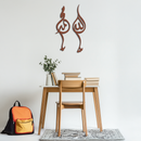 Allah & Muhammed Arabic Calligraphy Wall Art - Modern Islamic Metal Decor- KAF253 Allah & Muhammed Arabic Calligraphy Wall Art - Modern Islamic Metal Decor- KAF253