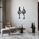 Allah & Muhammed Arabic Calligraphy Wall Art - Modern Islamic Metal Decor- KAF253 Allah & Muhammed Arabic Calligraphy Wall Art - Modern Islamic Metal Decor- KAF253