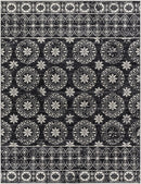 Kahraman Black & White Washable Rug Kahraman Black & White Washable Rug