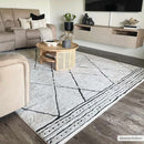 Keone Black & White Thick Rug Keone Black & White Thick Rug