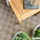 Kuval Checkered Brown Rug Kuval Checkered Brown Rug
