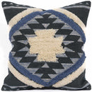 Shepardsville Navy Kilim Pattern Throw Pillow Shepardsville Navy Kilim Pattern Throw Pillow