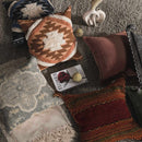 Shepardsville Navy Kilim Pattern Throw Pillow Shepardsville Navy Kilim Pattern Throw Pillow