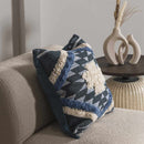 Shepardsville Navy Kilim Pattern Throw Pillow Shepardsville Navy Kilim Pattern Throw Pillow