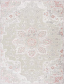 Calum Pink Floral Thick Area Rug - Clearance Calum Pink Floral Thick Area Rug - Clearance