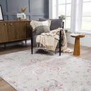 Calum Pink Floral Thick Area Rug - Clearance Calum Pink Floral Thick Area Rug - Clearance