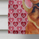 Bloodhound Hearts Love and Valentine's Day Portrait Flag Canvas House Size Bloodhound Hearts Love and Valentine's Day Portrait Flag Canvas House Size