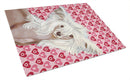 Chinese Crested Hearts Love and Valentine's Day Glass Cutting Boards β Durable, Decorative Kitchen Art Large Chinese Crested Hearts Love and Valentine's Day Glass Cutting Boards β Durable, Decorative Kitchen Art Large