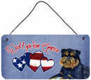 Woof if you love America Brussels Griffon Wall or Door Hanging Prints Woof if you love America Brussels Griffon Wall or Door Hanging Prints