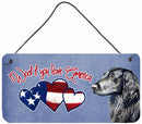 Woof if you love America Flat Coated Retriever Wall or Door Hanging Prints Woof if you love America Flat Coated Retriever Wall or Door Hanging Prints