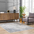 Gael Blue Boutique Washable Rug Gael Blue Boutique Washable Rug