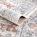 Neta Red & Blue Flat Pile Washable Rug Neta Red & Blue Flat Pile Washable Rug