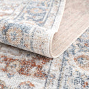 Neta Red & Blue Flat Pile Washable Rug Neta Red & Blue Flat Pile Washable Rug