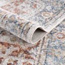 Akram Gray & Orange Washable Area Rug - Clearance Akram Gray & Orange Washable Area Rug - Clearance