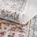 Akram Gray & Orange Washable Area Rug - Clearance Akram Gray & Orange Washable Area Rug - Clearance