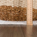 Akram Gray & Orange Washable Area Rug - Clearance Akram Gray & Orange Washable Area Rug - Clearance