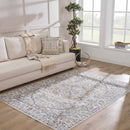 Hiti Cream Flat Pile Washable Rug Hiti Cream Flat Pile Washable Rug