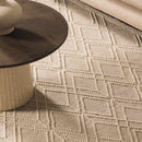 Ramsbury Beige Trellis Wool Rug Ramsbury Beige Trellis Wool Rug