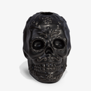 Black Day of the Dead Skull Taper Holder Black Day of the Dead Skull Taper Holder